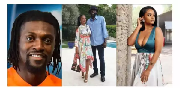 Emmanuel Adebayor & Girlfriend, Dillish Mathews Split, Unfollow Each Other On IG